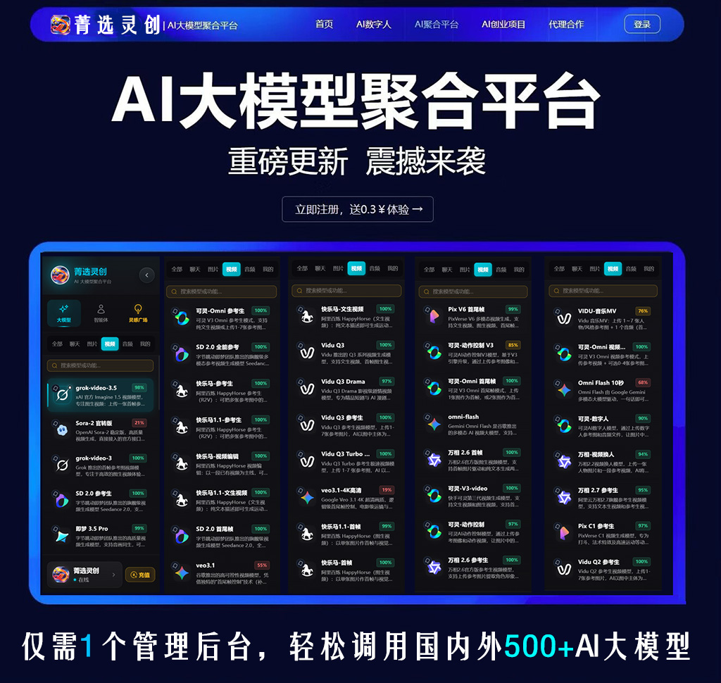 AI视频制作场景示意